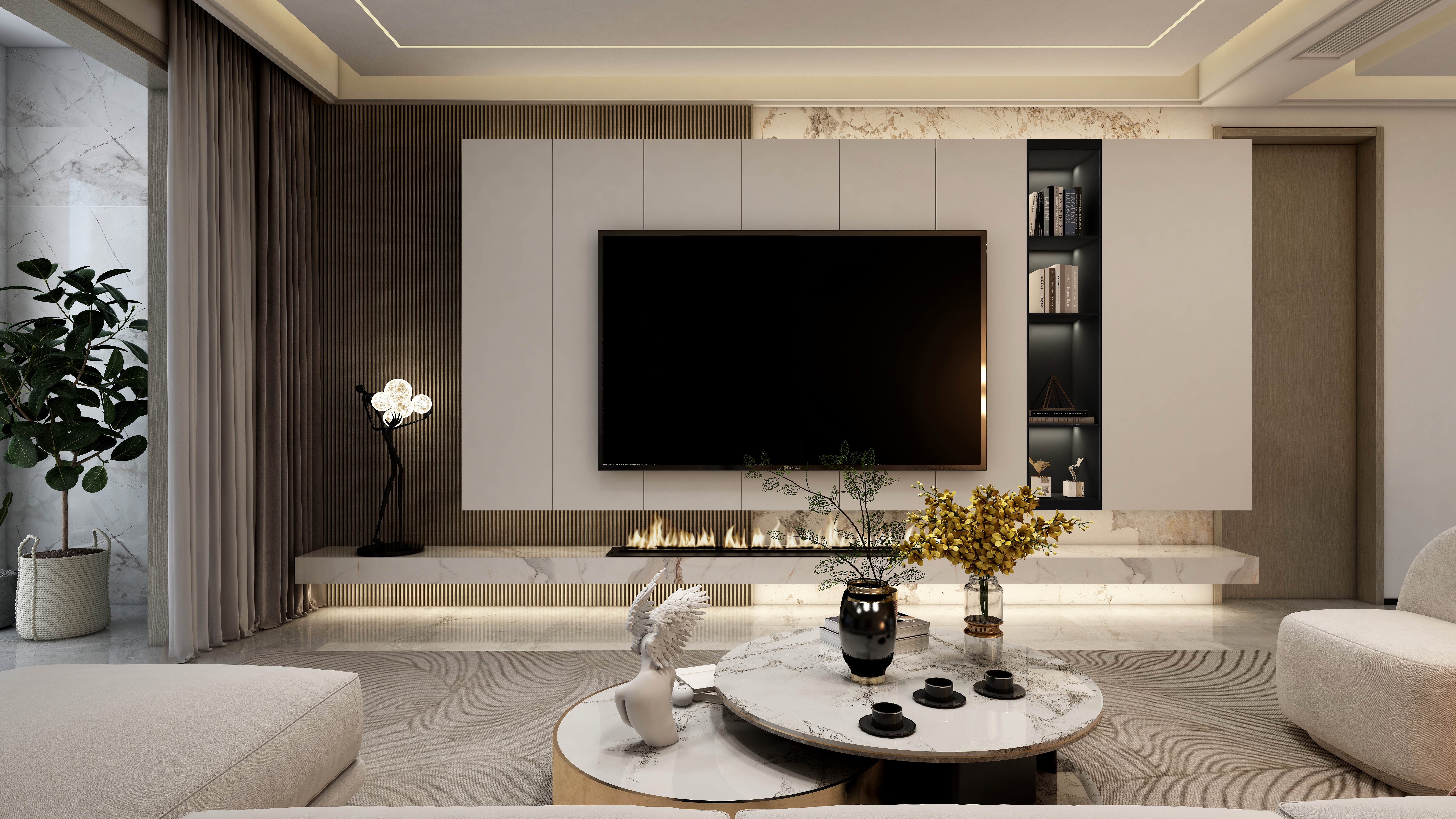 泰州1-125户型轻奢-装修设计方案