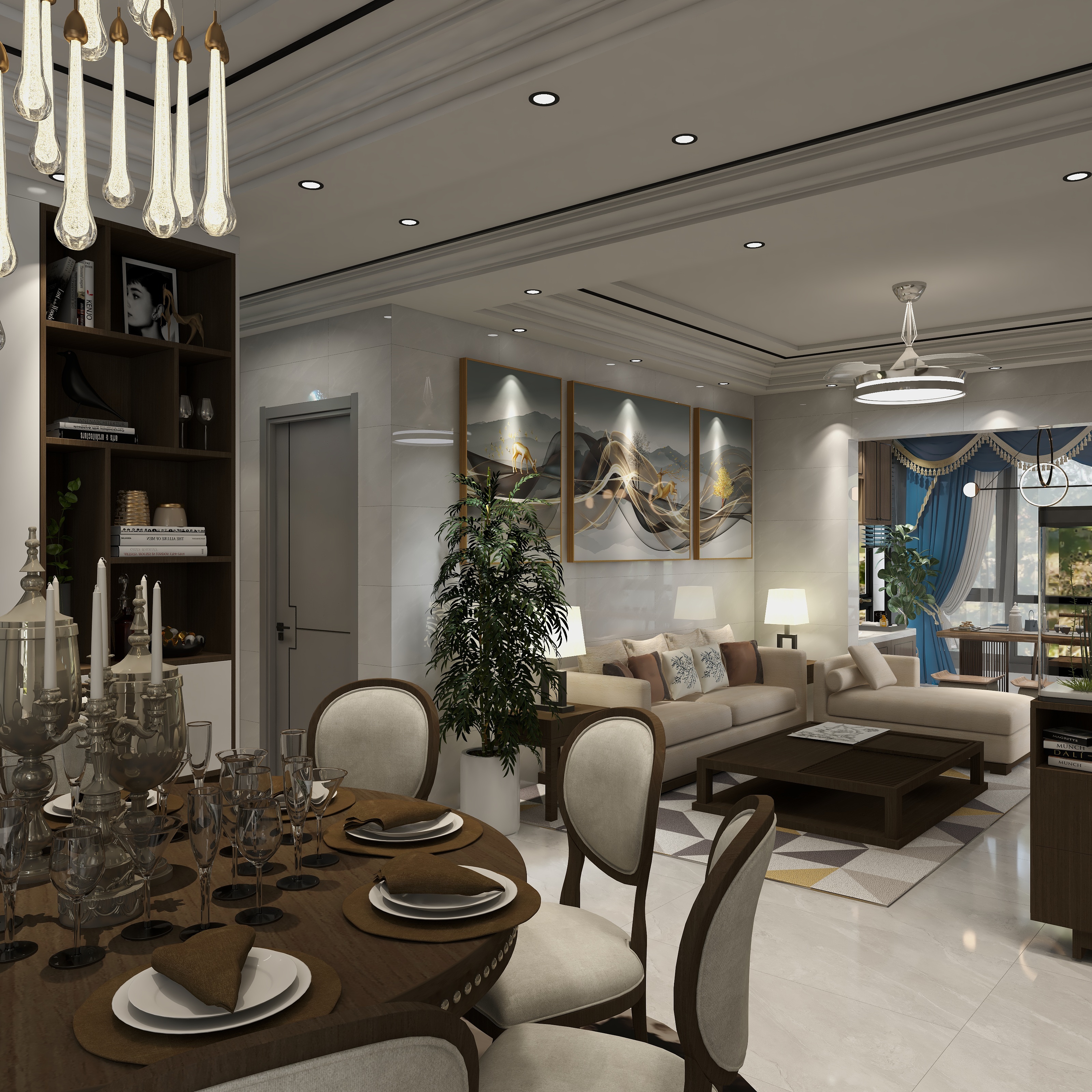 合兴装饰设计-滨江国际D3栋03户型-装修设计方案