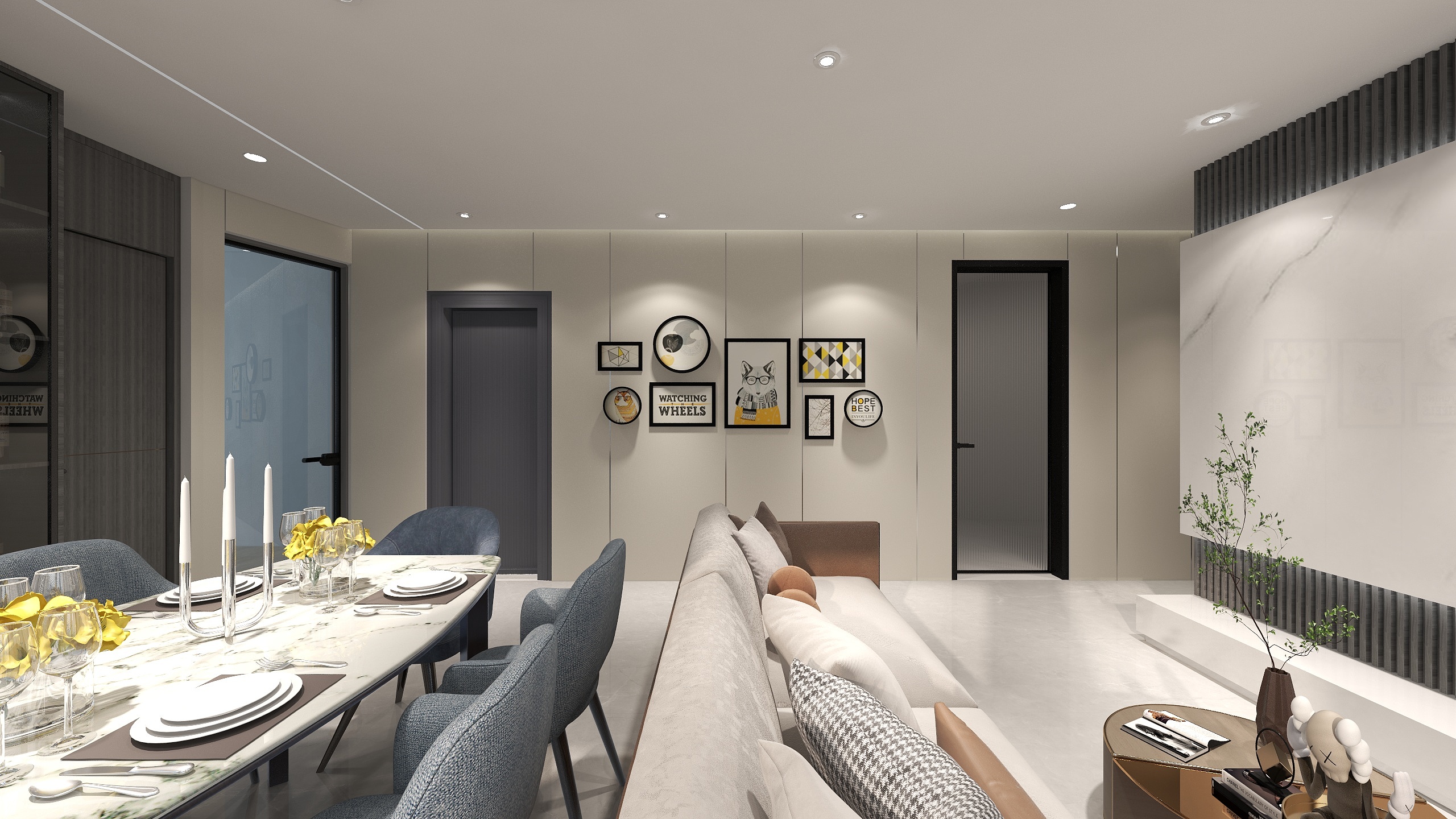 木林森-瑞和园89.50㎡B户型3室2厅1卫-装修设计方案