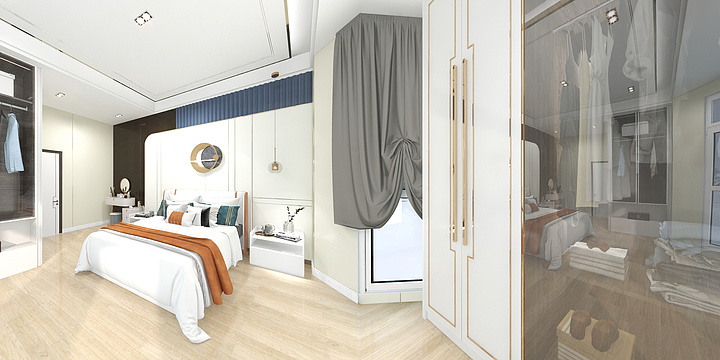 张少阳-现代简约家装效果图（吴小梅）-副本-装修设计方案
