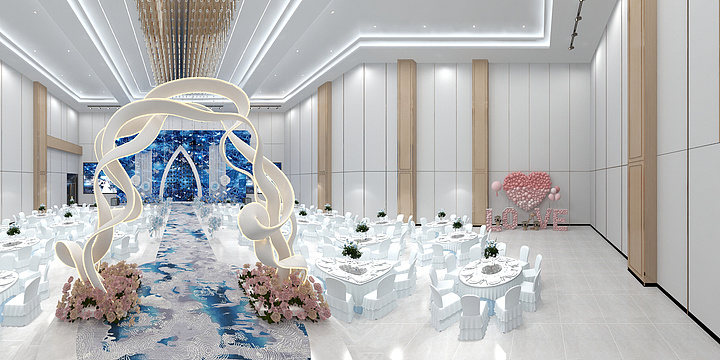 索亚大宅空间设计-皇冠罗曼庭.宴会厅-2-装修设计方案