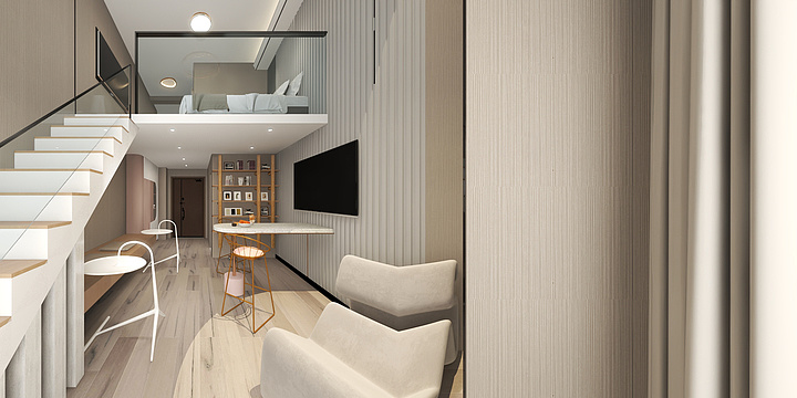 伏特加。-即墨公寓601满搭-装修设计方案