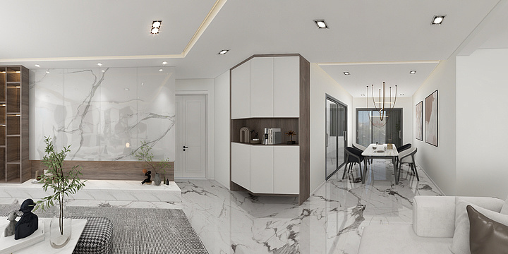 室内设计一小杨-珑景台10-2-3-1曹哥雅居-装修设计方案