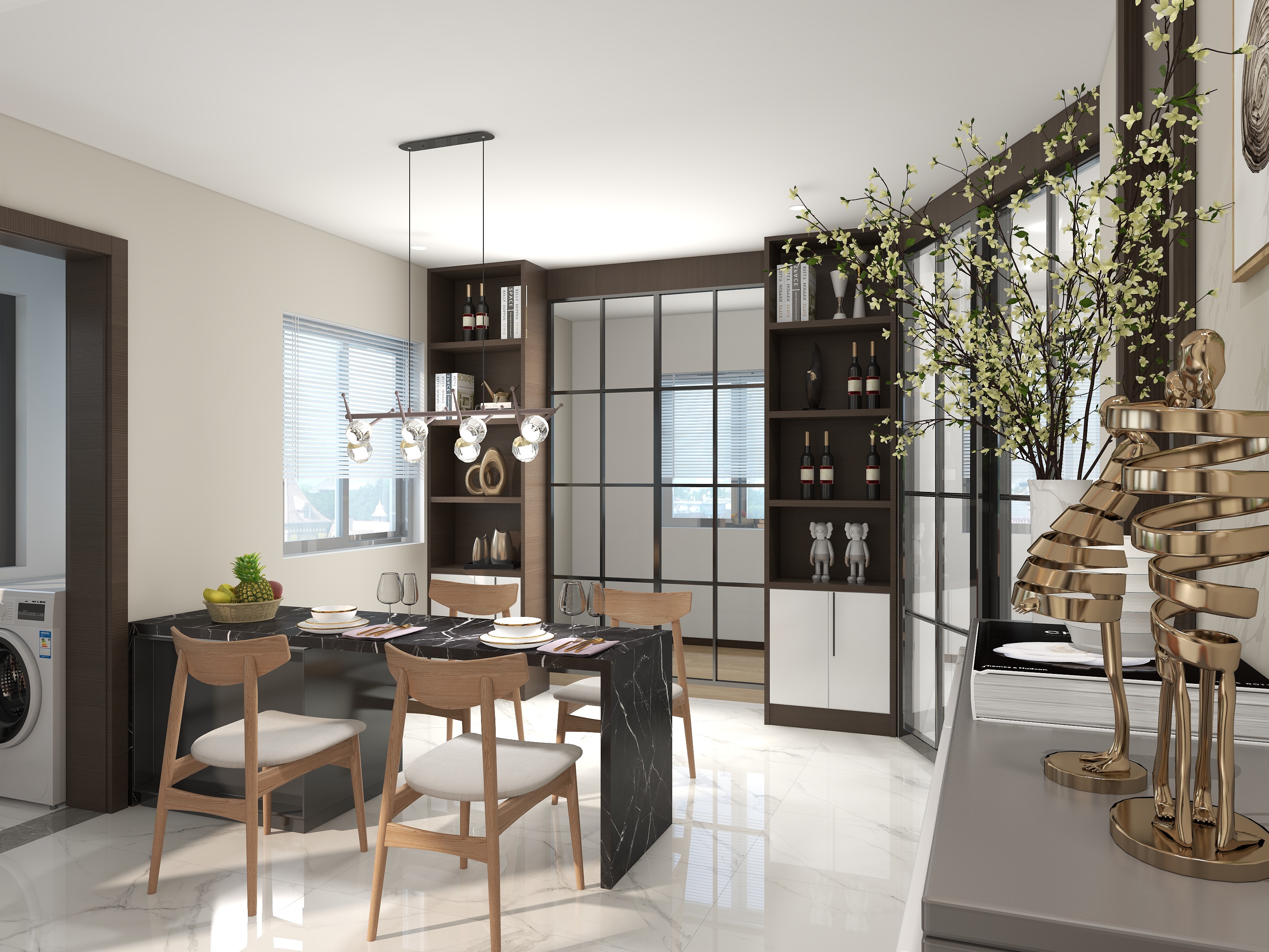 欧阳斌设计工作室-瑞和园89.50㎡B户型3室2厅1卫-装修设计方案