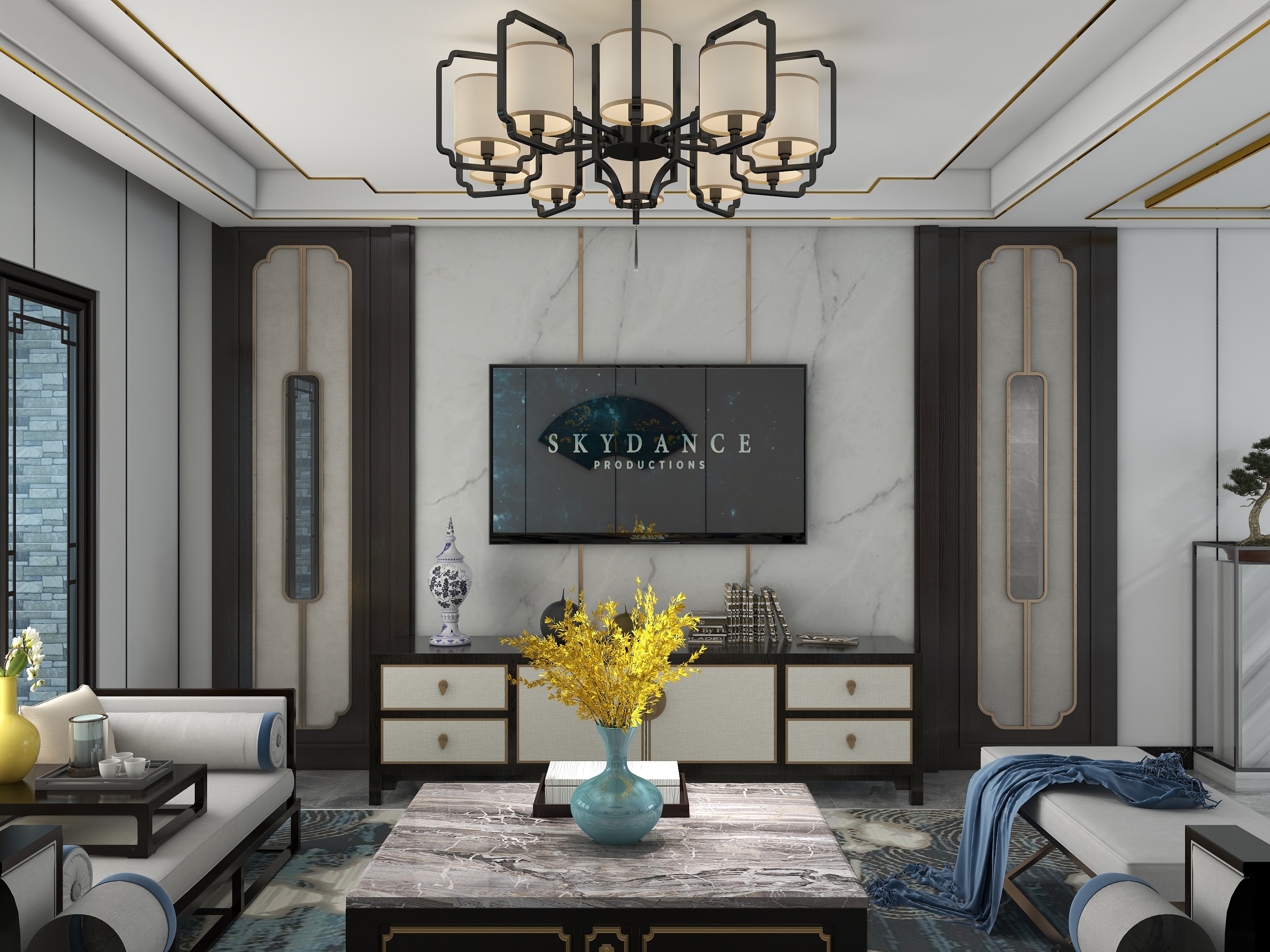 Song8888-绿地180平新中式效果图-修改版本-副本-复制于灵感库-装修设计方案