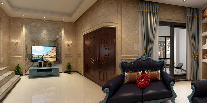 赵征-东方艺墅别墅-装修设计方案