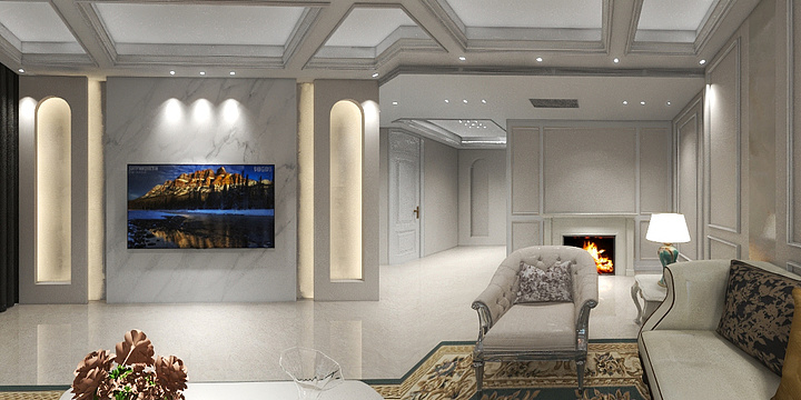 B柏亚诺原木高定-伴山华府静姐别墅-装修设计方案