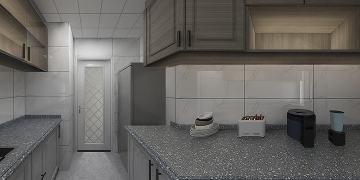 爱设计的秃头男孩-京华苑.dwg-装修设计方案