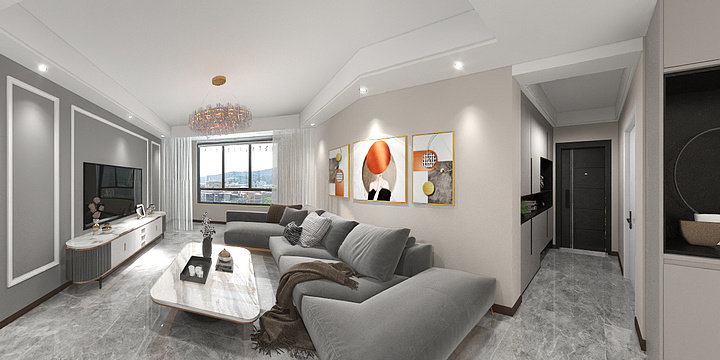 古城雪花-华远海蓝城-装修设计方案