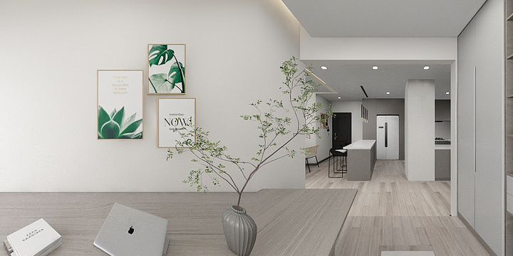 秃头工作者-德信海德公园83.00㎡A2’3室2厅1卫1厨-装修设计方案