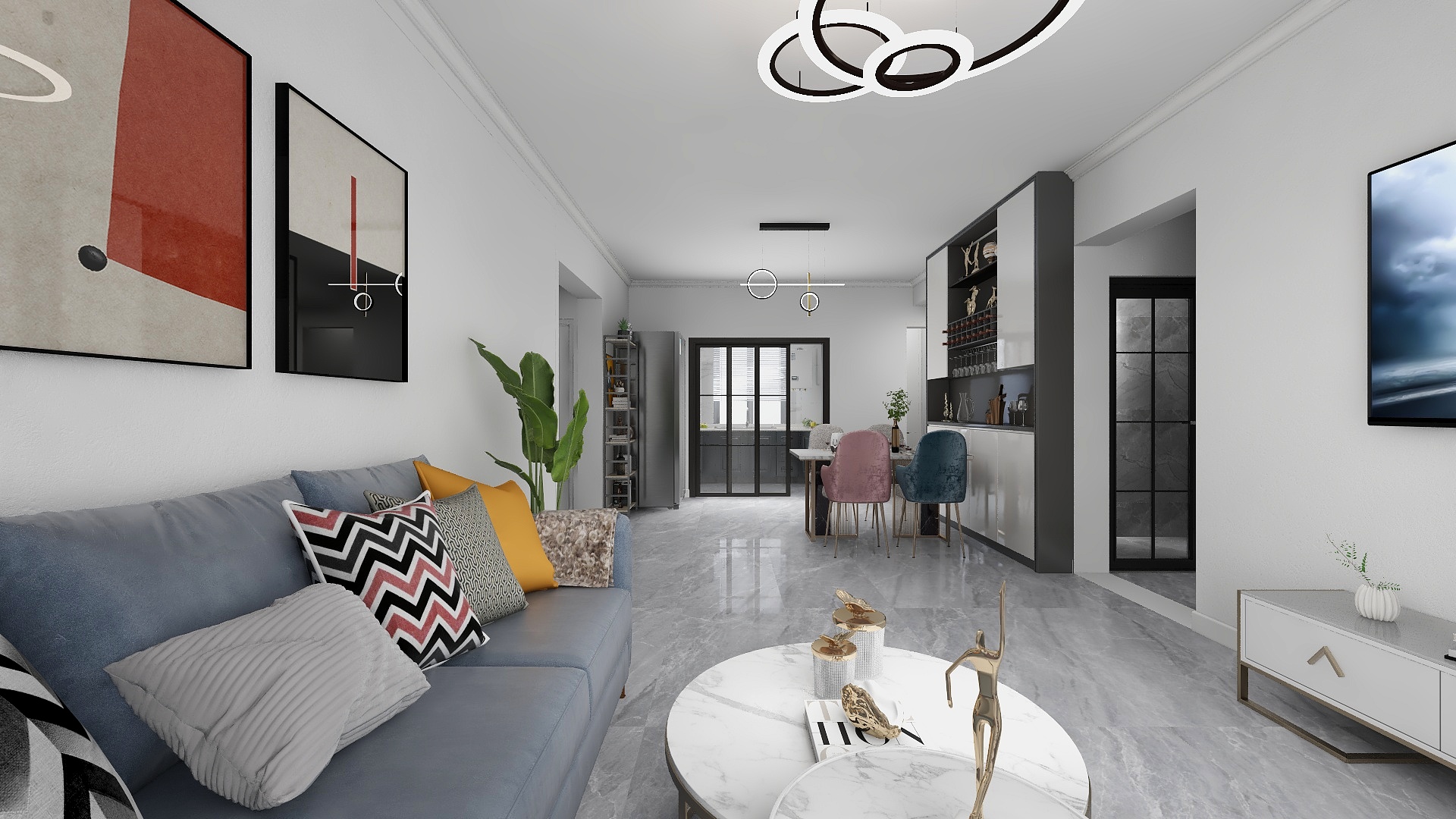 信日家装总帐号-栖湖公馆118装修效果图