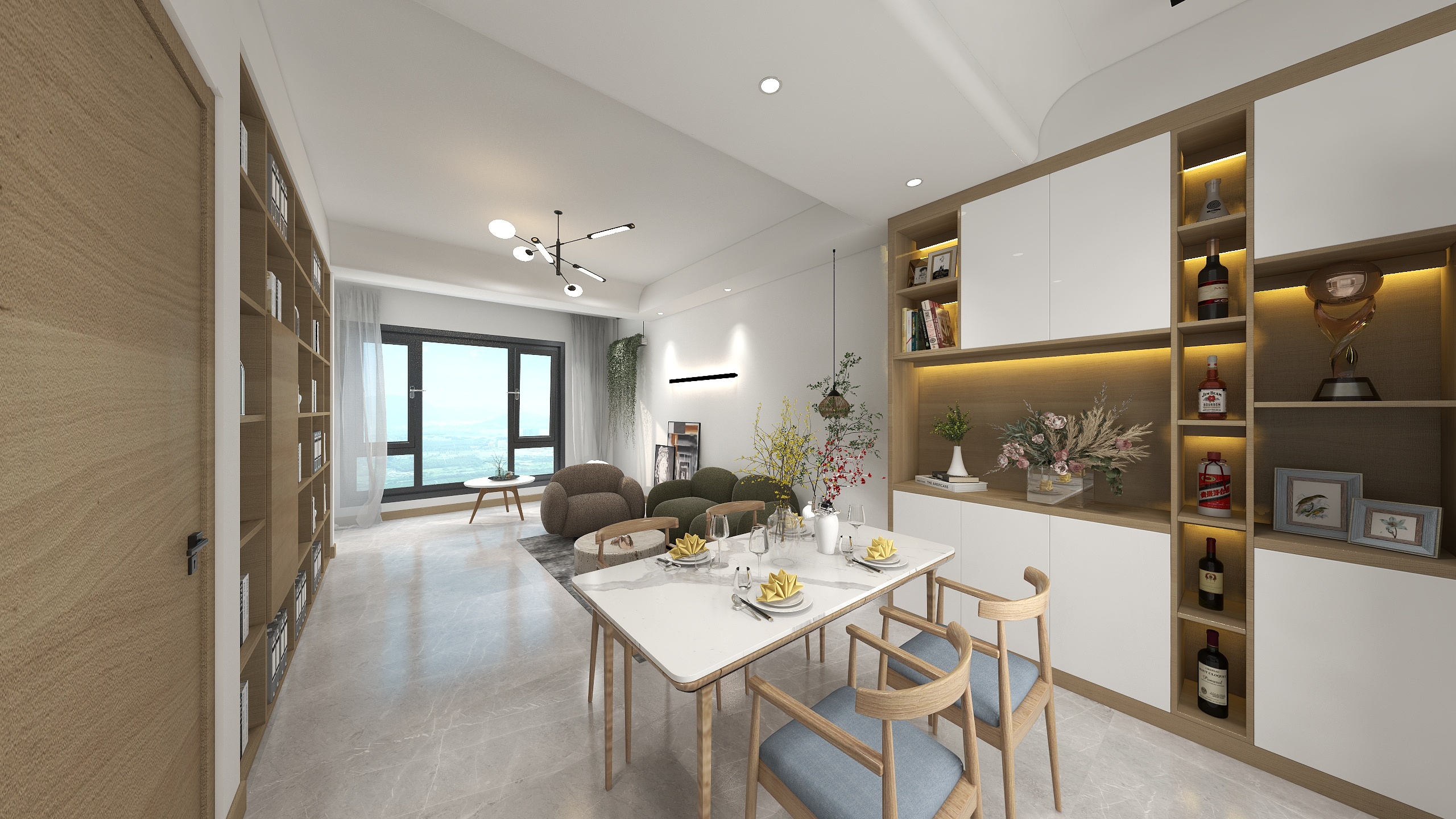 杨剑-锦润福府25-1701效果.dw-装修设计方案