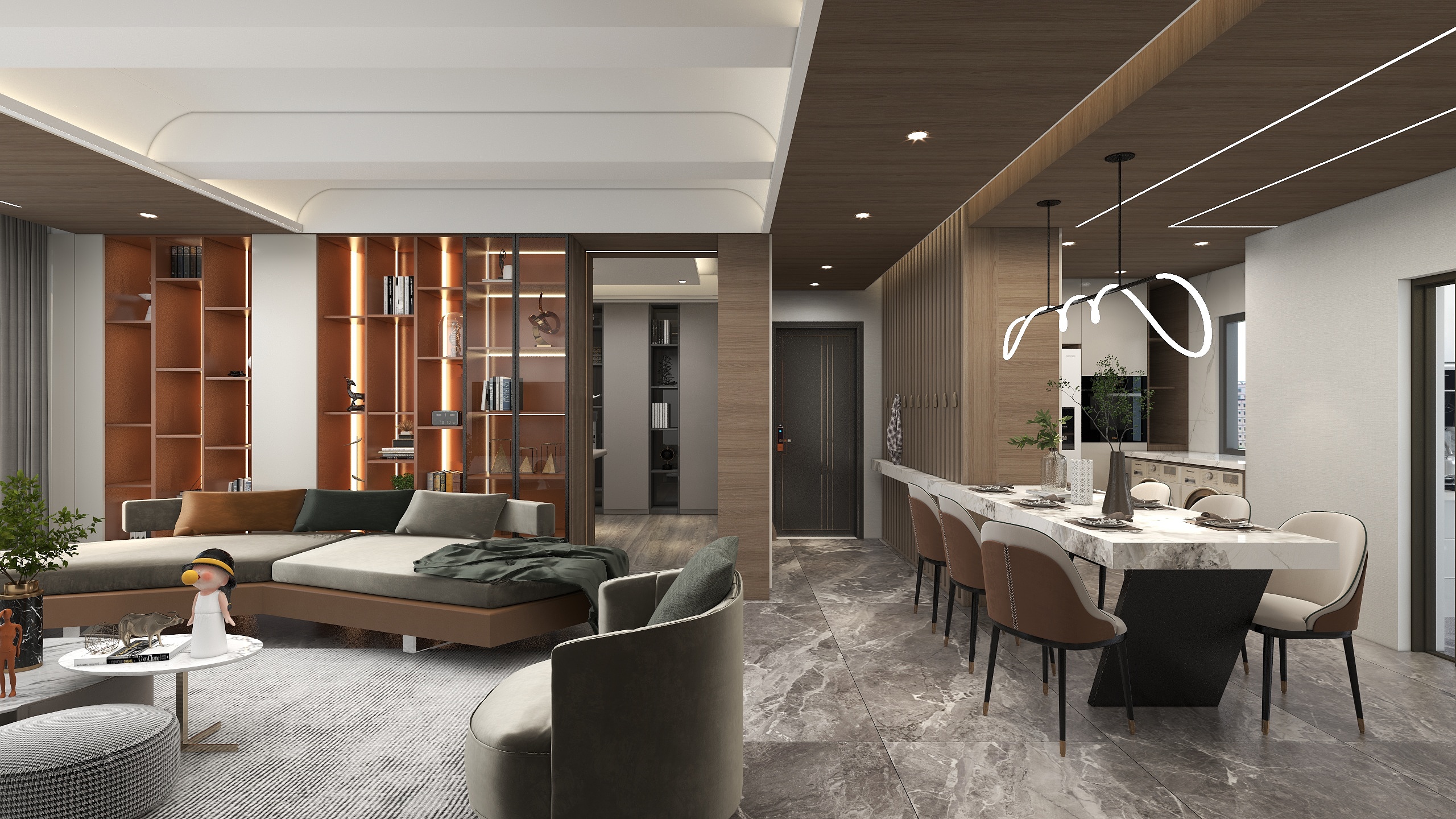 勤与智慧的兼顾-海德花园A3户型A4户型-易管家装饰-装修设计方案