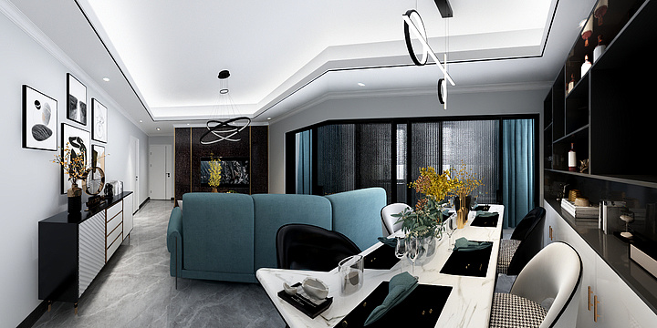 A00存在-瑞和园89.50㎡B户型3室2厅1卫-装修设计方案