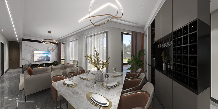 刘金鉴-瑞和园89.50㎡B户型3室2厅1卫-装修设计方案