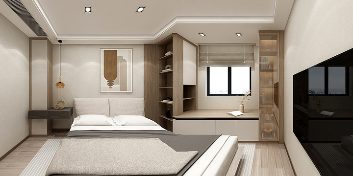 秦汉月-自在城商总家二楼-装修设计方案