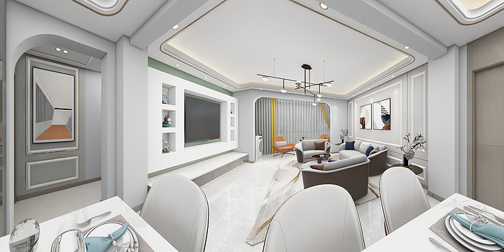 张掖品创设计工作室-装饰管家兰苑11号楼一单元602室-装修设计方案