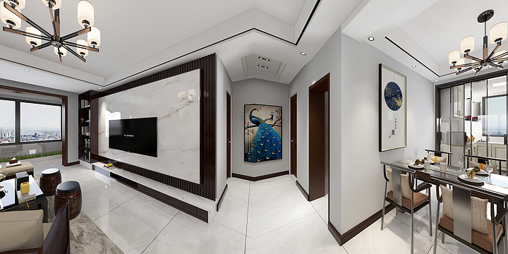 全案设计师杨涛-美域西湖5-3-1704-装修设计方案