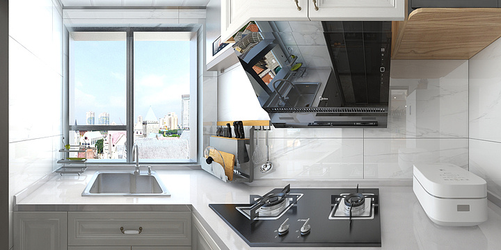 大寺能亮-德信海德公园83.00㎡A2’3室2厅1卫1厨-装修设计方案