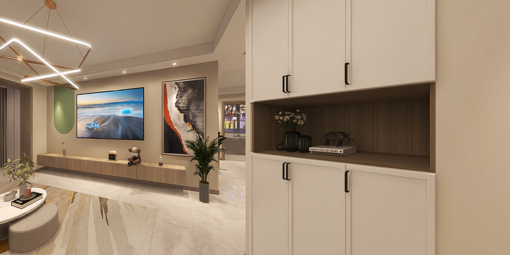 效果图设计9-姜平面.dwg-装修设计方案