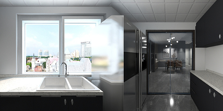 张立阳007-三房两厅两卫一厨，面积104平_-装修设计方案