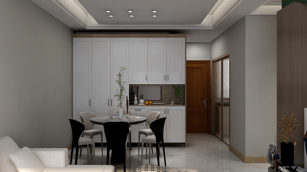 汝州市国营装饰-德信海德公园83.00㎡A2’3室2厅1卫1厨-装修设计方案