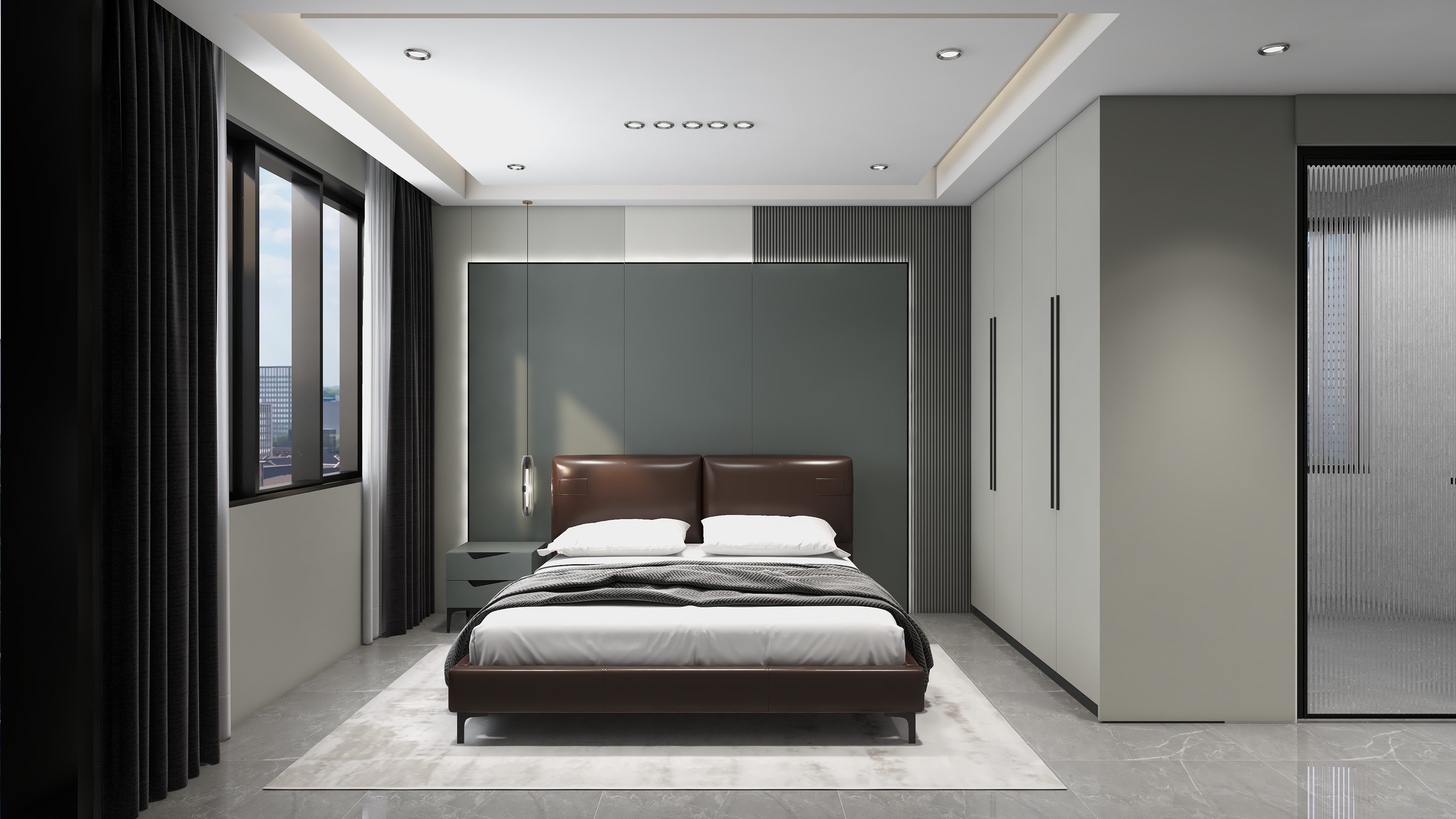 qiu邱糖-大洼公园里田先生147㎡-装修设计方案