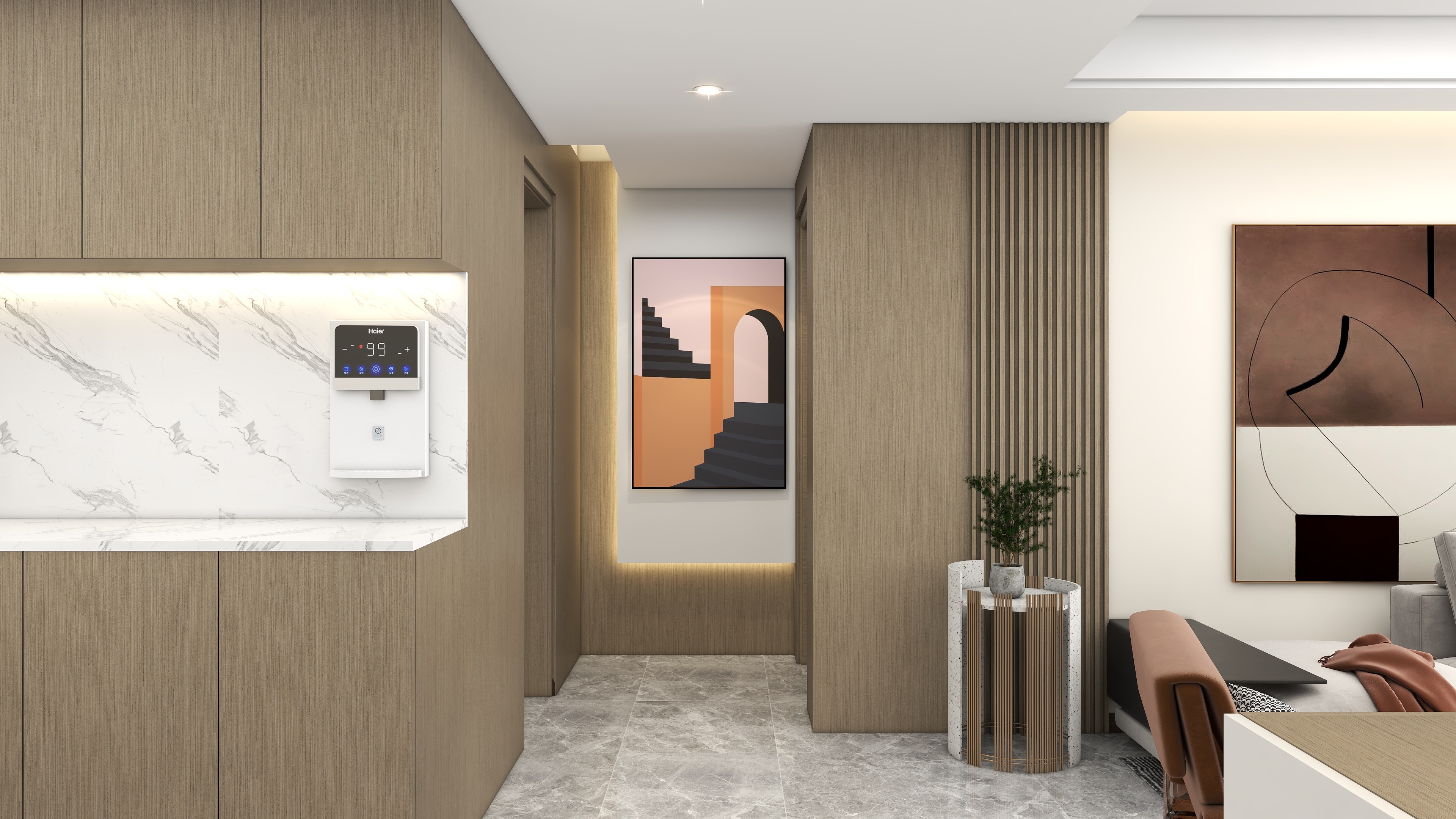 许昌科凡韩志成-140平现代简约-装修设计方案