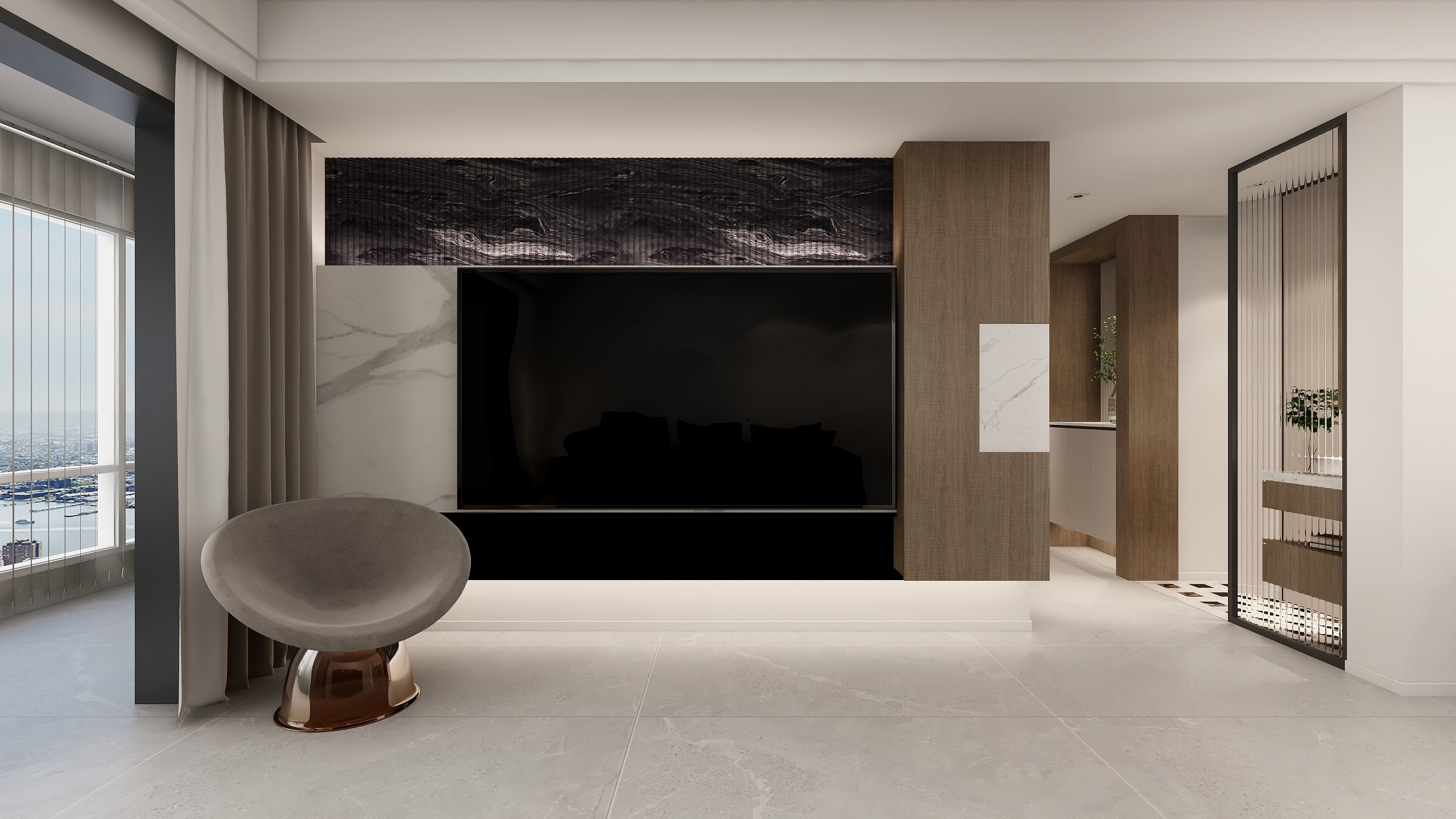 陈实-122㎡四房|简约轻奢-装修设计方案