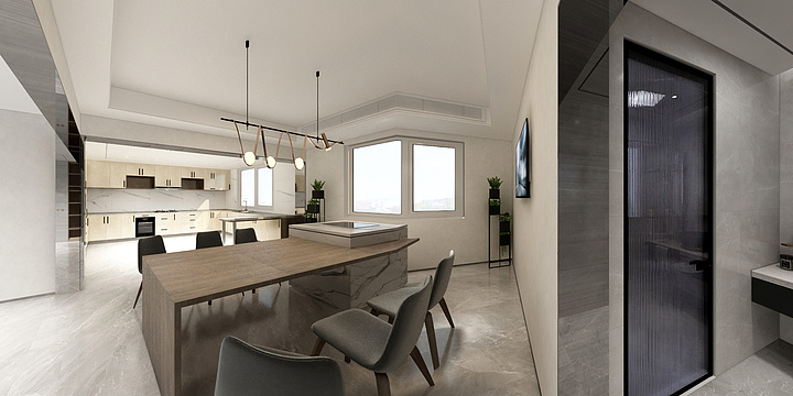 卢启铭-2层别墅户型-装修设计方案