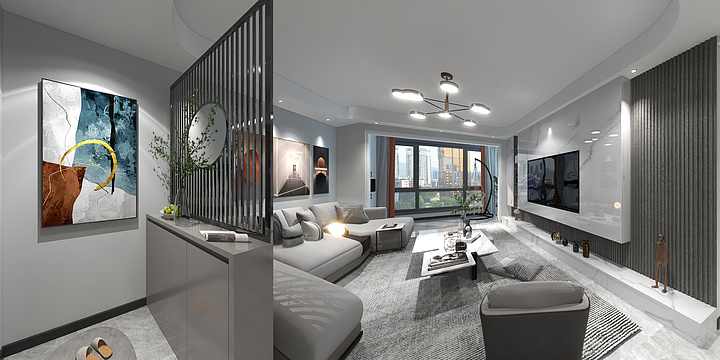 爱生活的熊老师-航空家园.dwg-装修设计方案