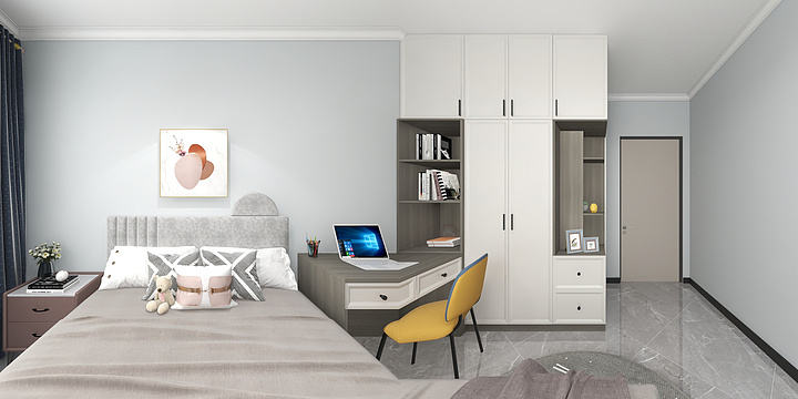 壹家木作全屋定制-越秀华府15-1-401-装修设计方案