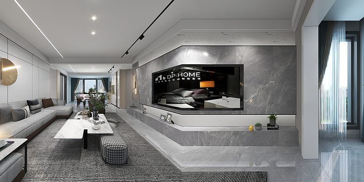 MR设计师丶明哥-吕哥无主灯-装修设计方案