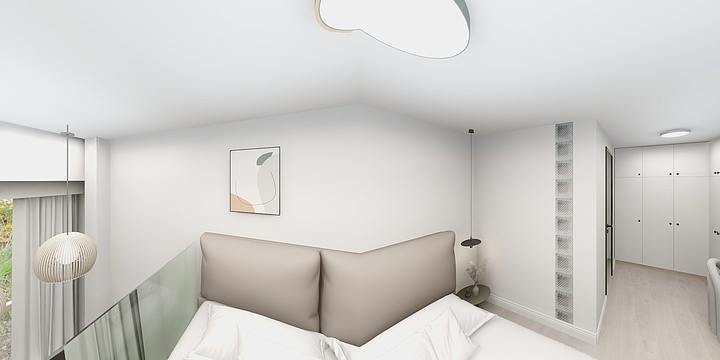 落日伴余晖-36平公寓-装修设计方案