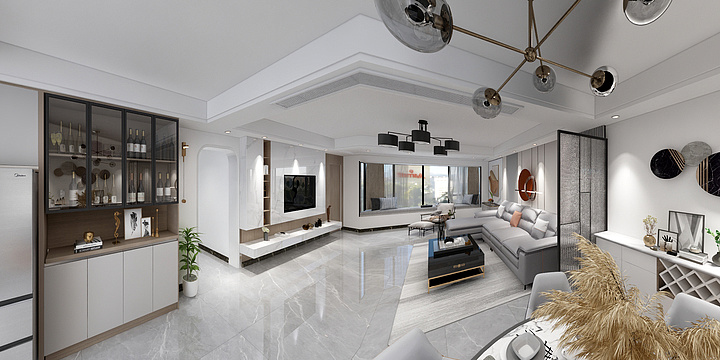 靓家居丨靑杨Design-和谐B栋2201-修定版-装修设计方案