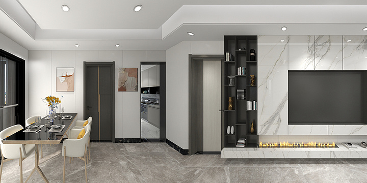 好久慢慢学-瑞和园89.50㎡B户型3室2厅1卫-装修设计方案