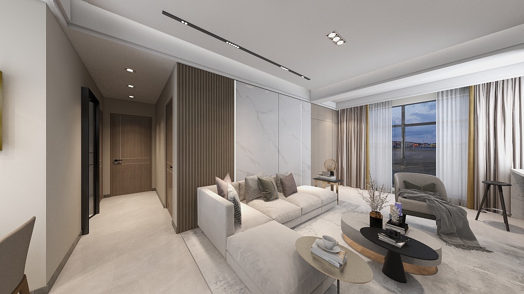 赛纳装饰-阳.dwg-装修设计方案