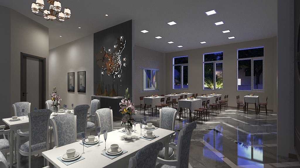 易简堂-    永汇餐厅楼-装修设计方案