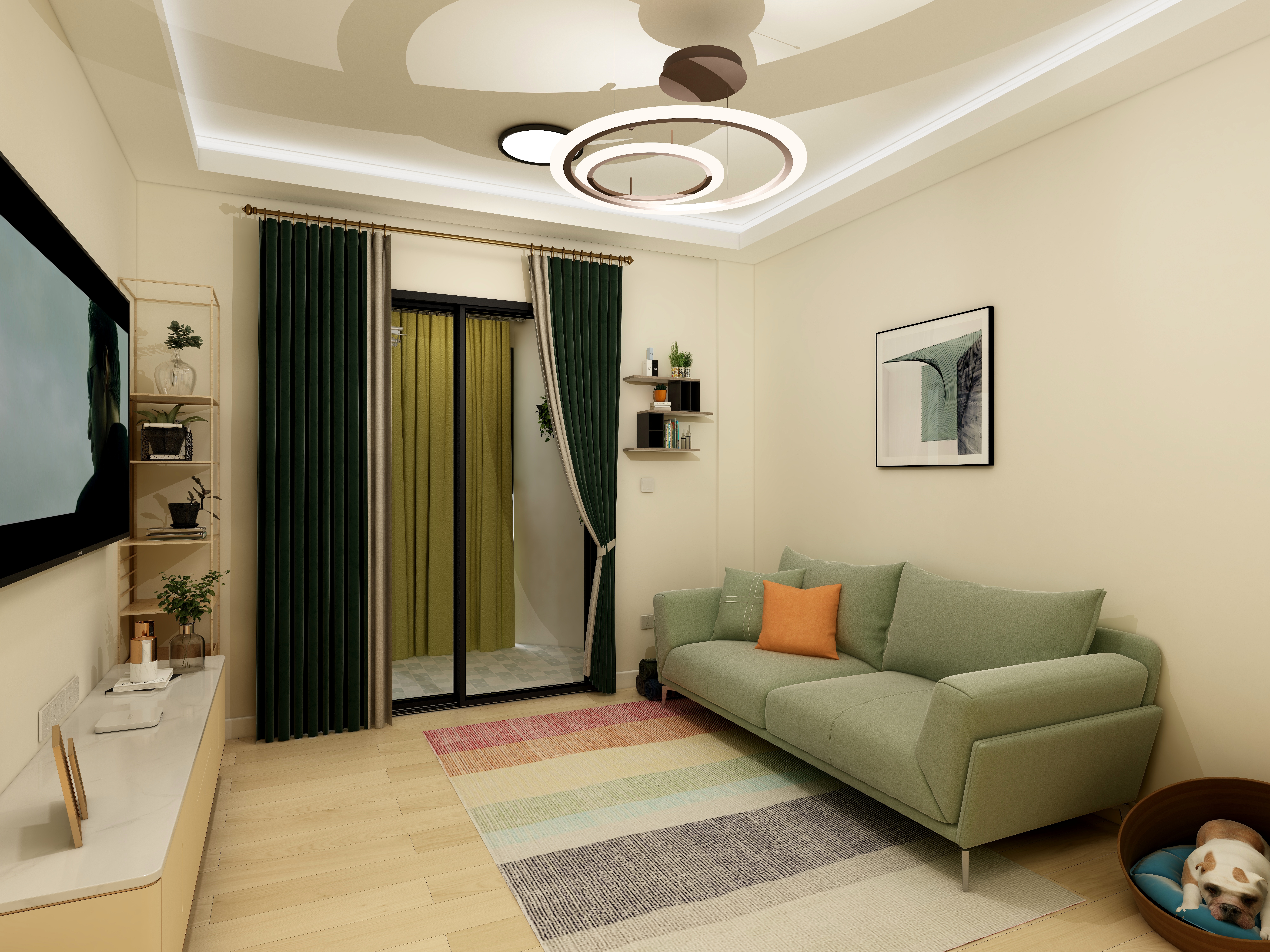 Lilian莲-50平简约一厅一室-装修设计方案