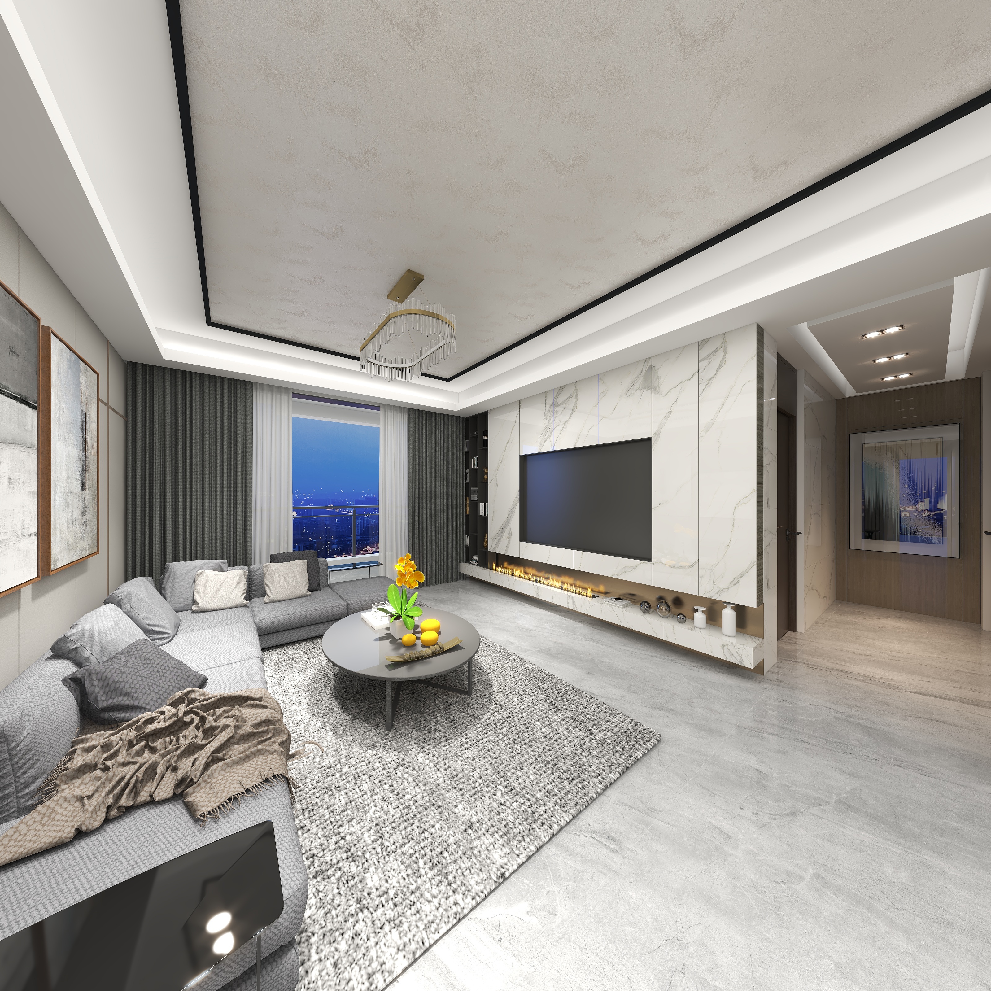 尐銘设计-竹葶轻奢-装修设计方案