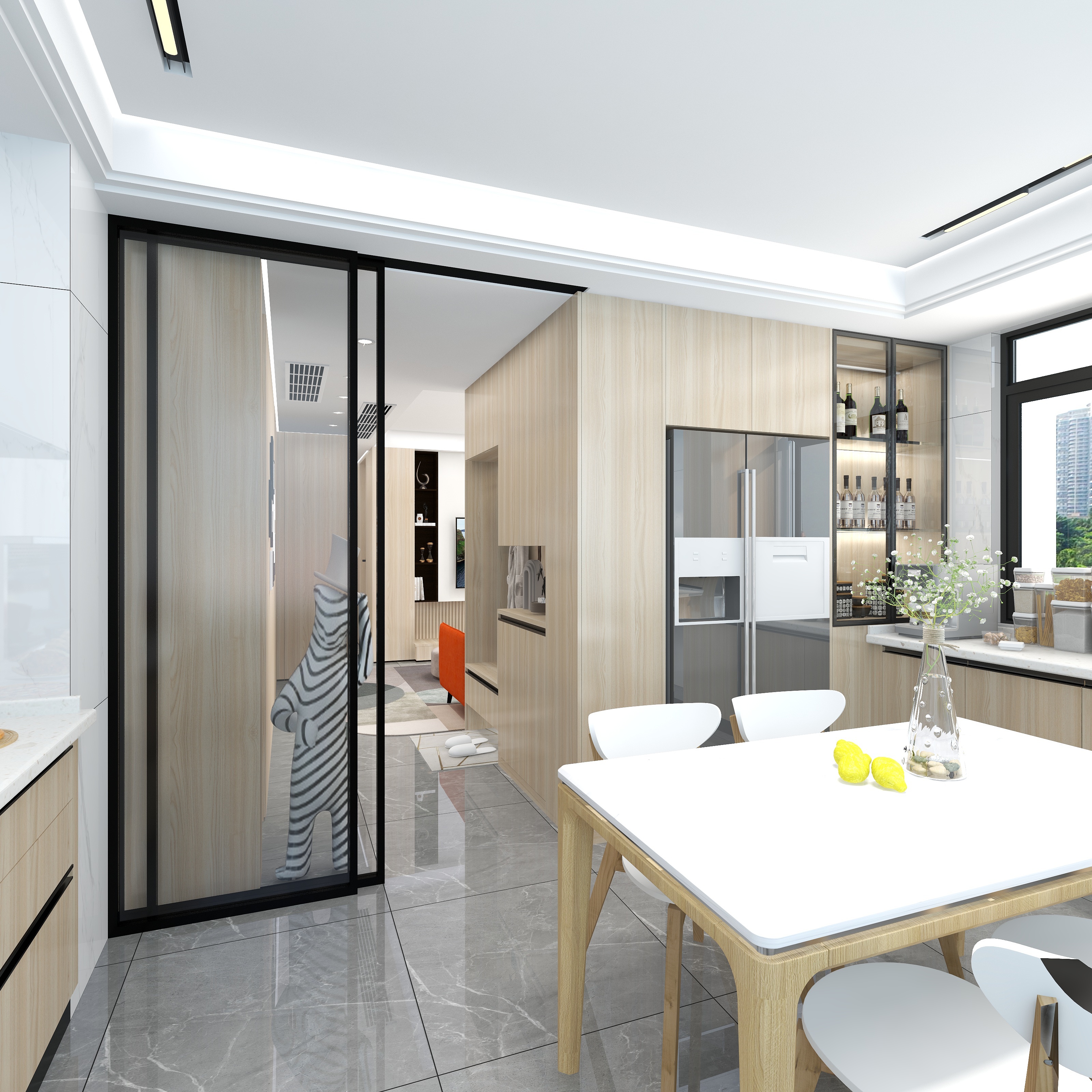 尹新阳-瑞和园89.50㎡B户型3室2厅1卫-装修设计方案