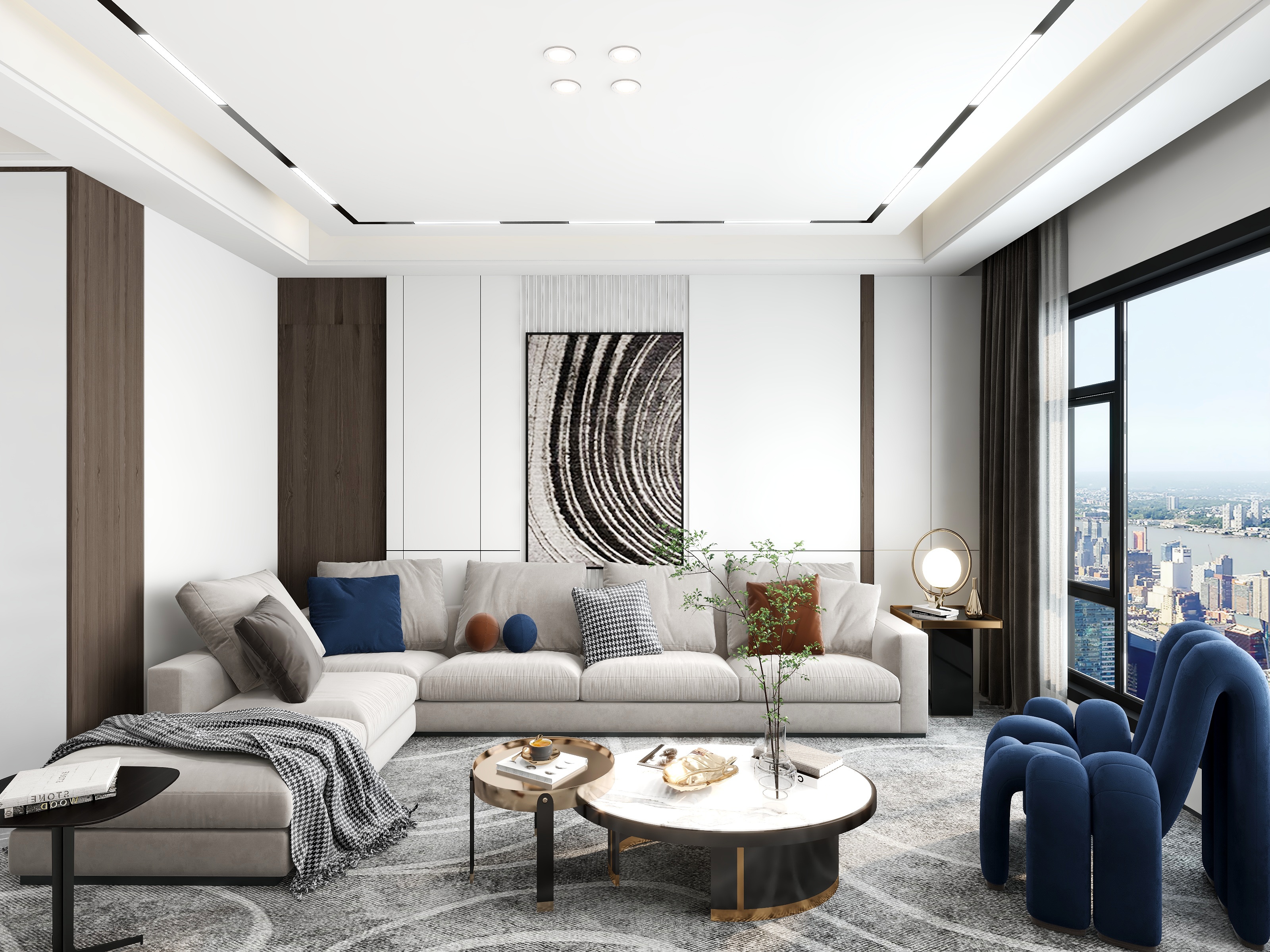 皓德设计-香颂美地145户型-装修设计方案