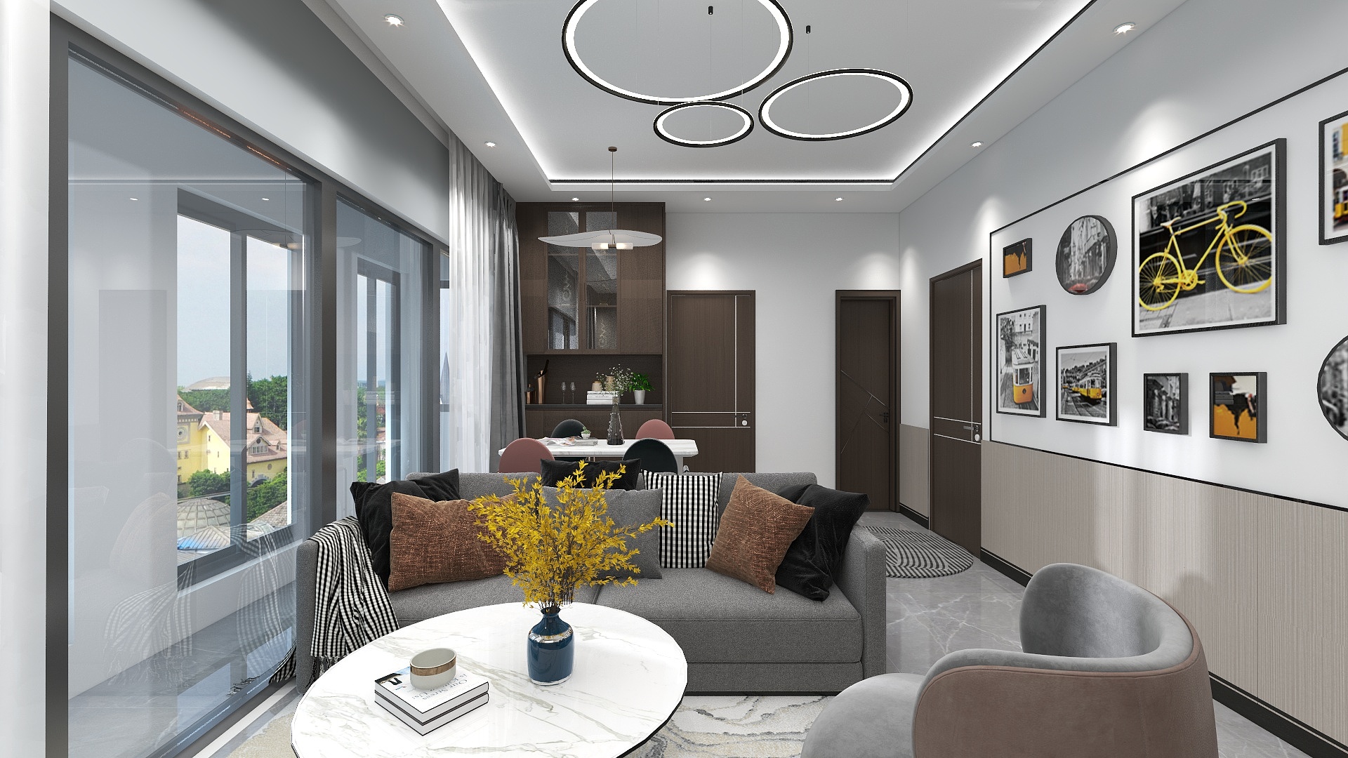 灰qmh-瑞和园89.50㎡B户型3室2厅1卫-装修设计方案