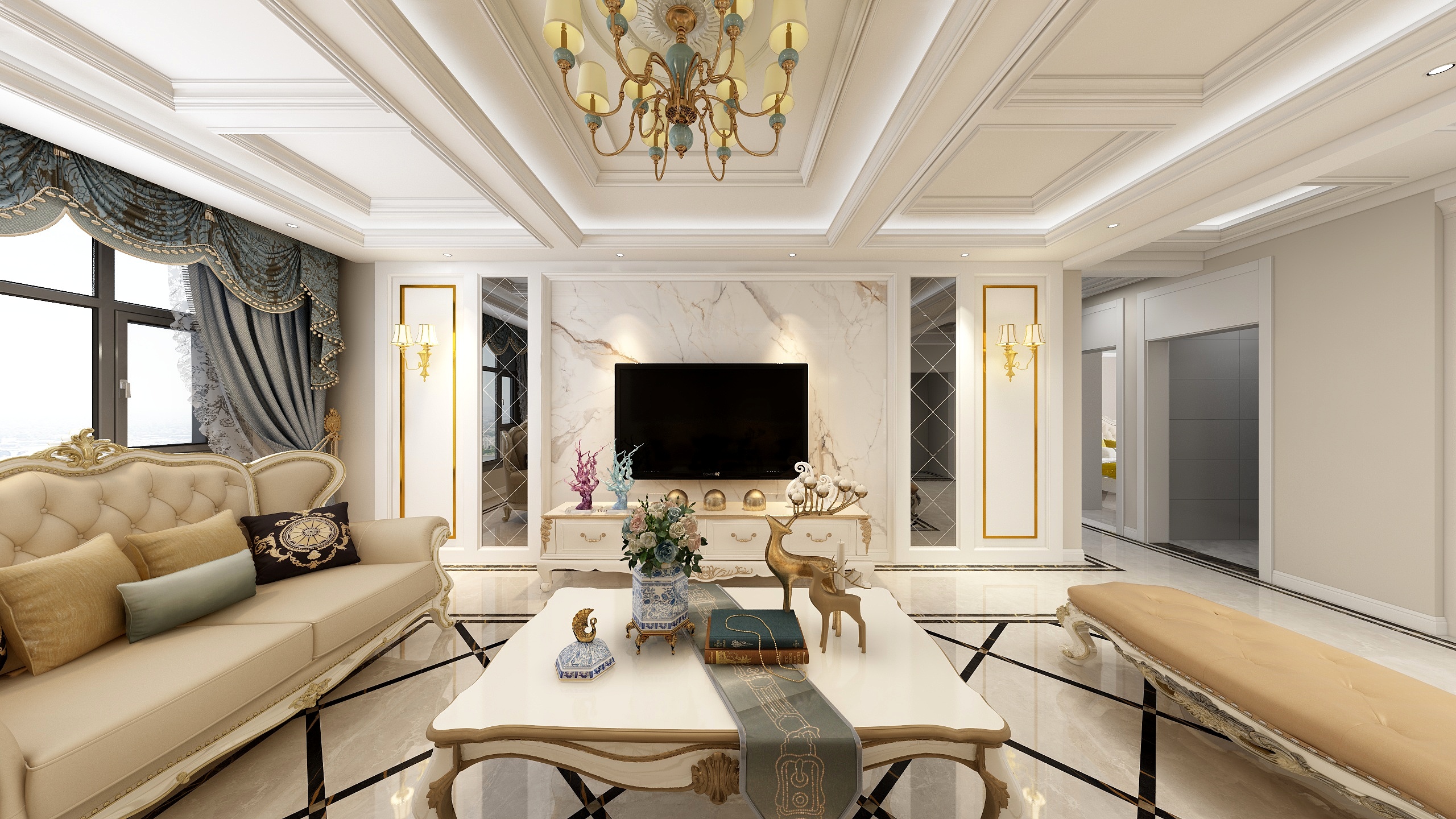 面具smile-橙郡5号楼欧式-装修设计方案