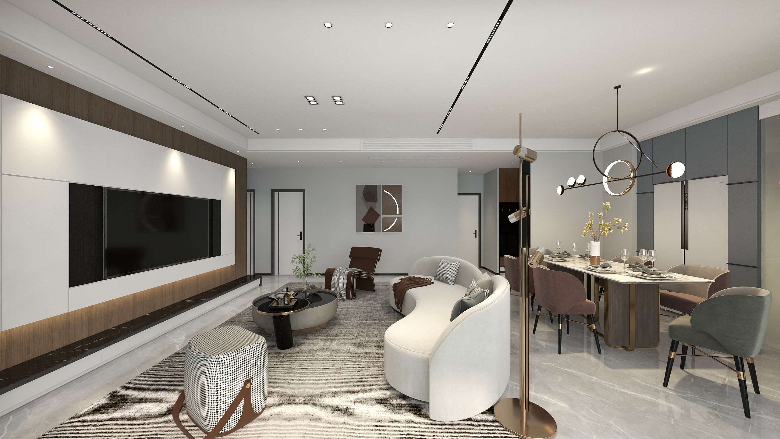 昊o宇-现代-装修设计方案