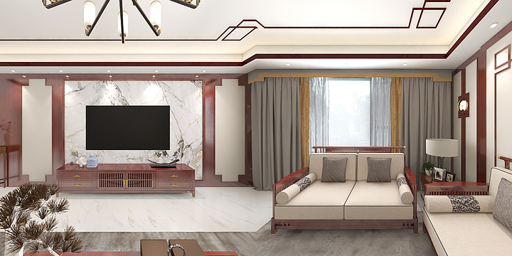 东巢装饰梅大智-碧湖云溪146㎡3室-装修设计方案