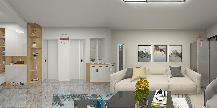 禾易-黄金顶22#104.dwg-装修设计方案