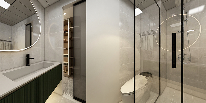 墨瀚叶帅18683384428-浅色中心城陈美女现代.dwg-副本-装修设计方案