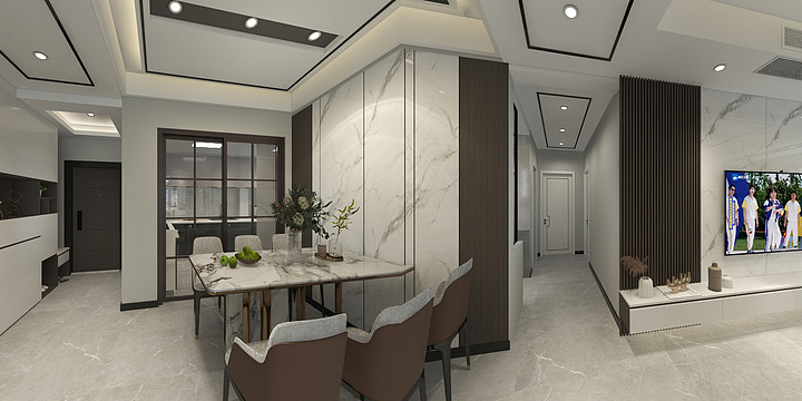 Zz州州-江山美墅刘姐96平-装修设计方案