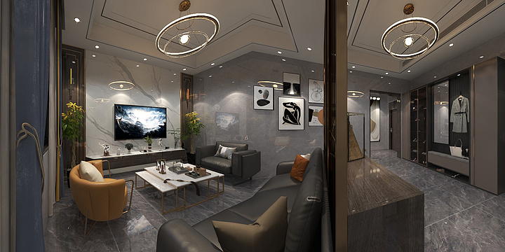 新乔居建材-站里堡改造图.dwg-装修设计方案